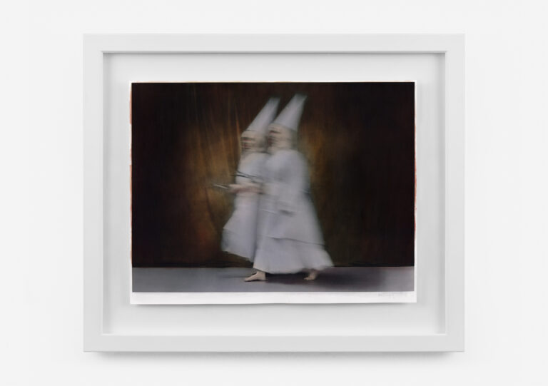 Katie Eleanor, No Hurrying, No Knife, 2024. On Being Forced To Take My Medicine. Hand-coloured silver gelatine print.