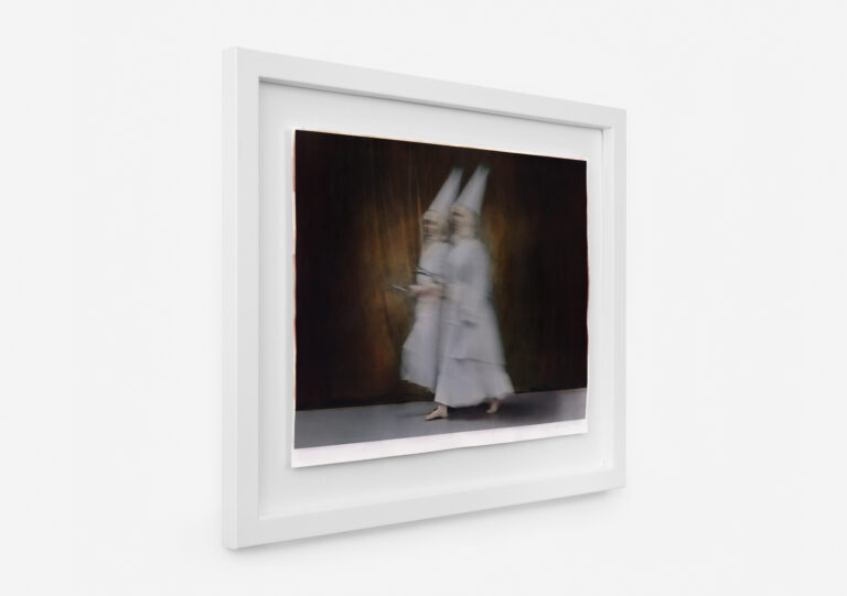 Katie Eleanor, No Hurrying, No Knife, 2024. On Being Forced To Take My Medicine. Hand-coloured silver gelatine print.