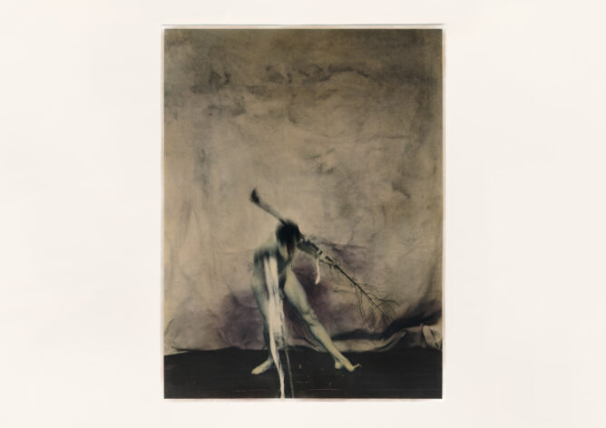 Grounding (as Icarus), 2025Katie Eleanor, Grounding (as Icarus), 2025 Triptych of hand-coloured silver gelatine prints mounted on cotton core board. 16.5" x 23.4"