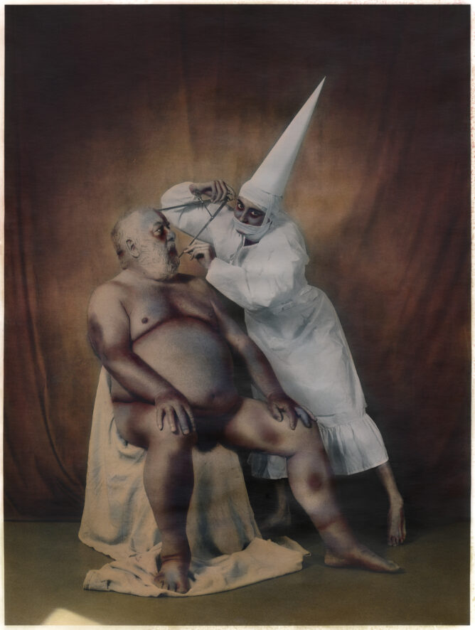 Katie Eleanor, On Casting II, 2025. Hand-coloured silver gelatine print. Artist Proof, 12" x 9.5".